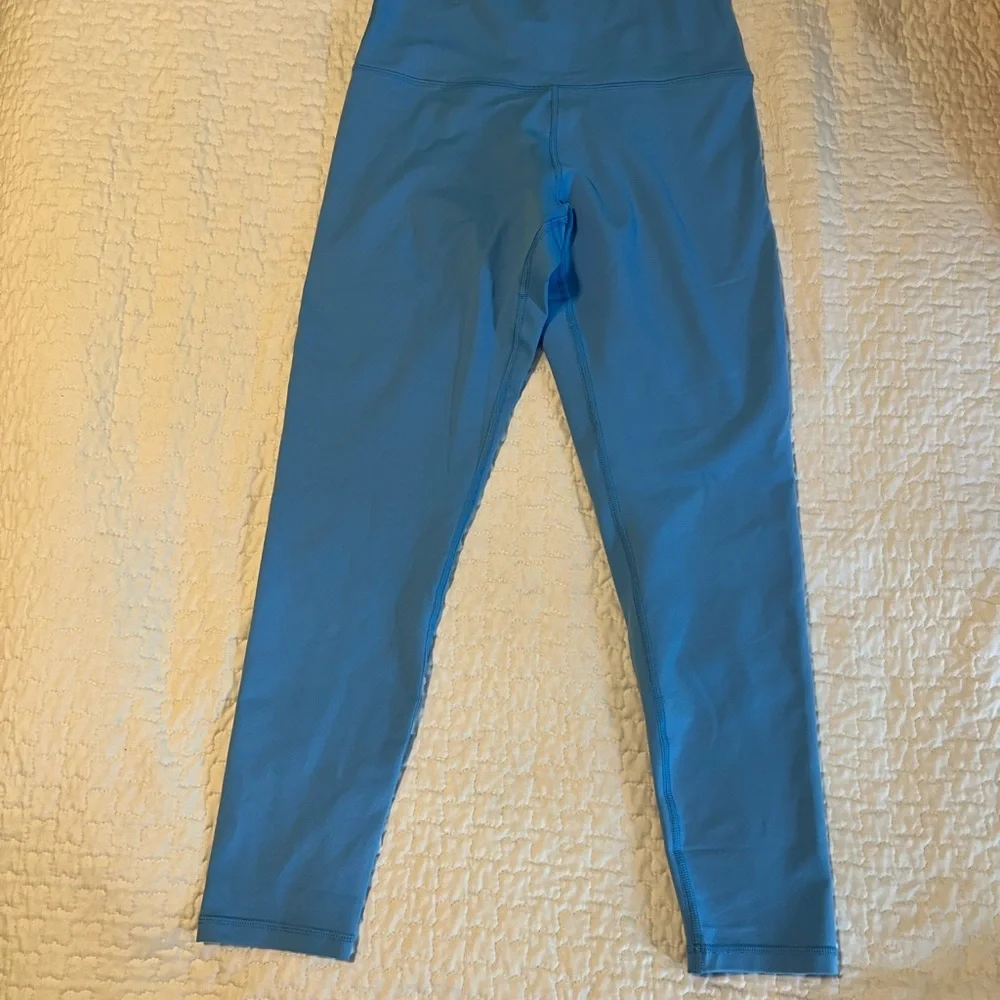 Aerie OFFLINE The Hugger High Rise Leggings Blue Size Large NWT